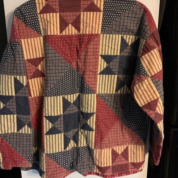 Homemade jacket, granny, core Americano, reversible size XL see measurements - Picture 8 of 14